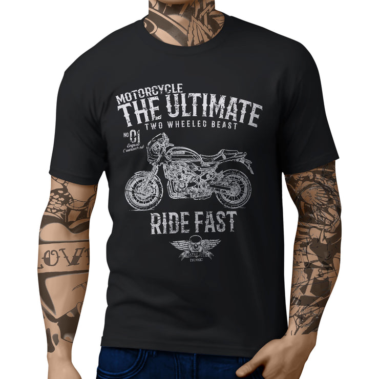 JL Ultimate Illustration For A Kawasaki Z900 RS Cafe 2018 Motorbike Fan T-shirt
