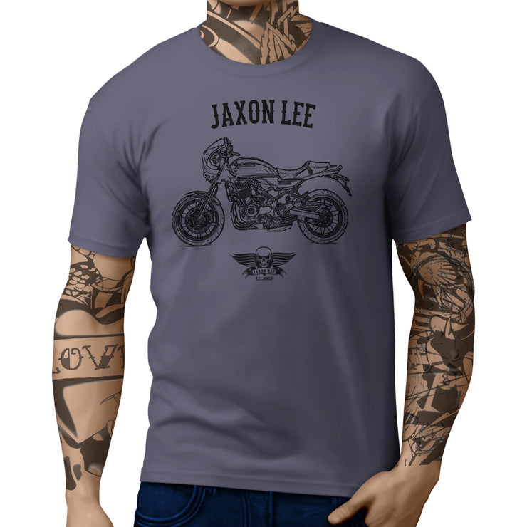 Jaxon Lee Illustration For A Kawasaki Z900 RS Cafe 2018 Motorbike Fan T-shirt
