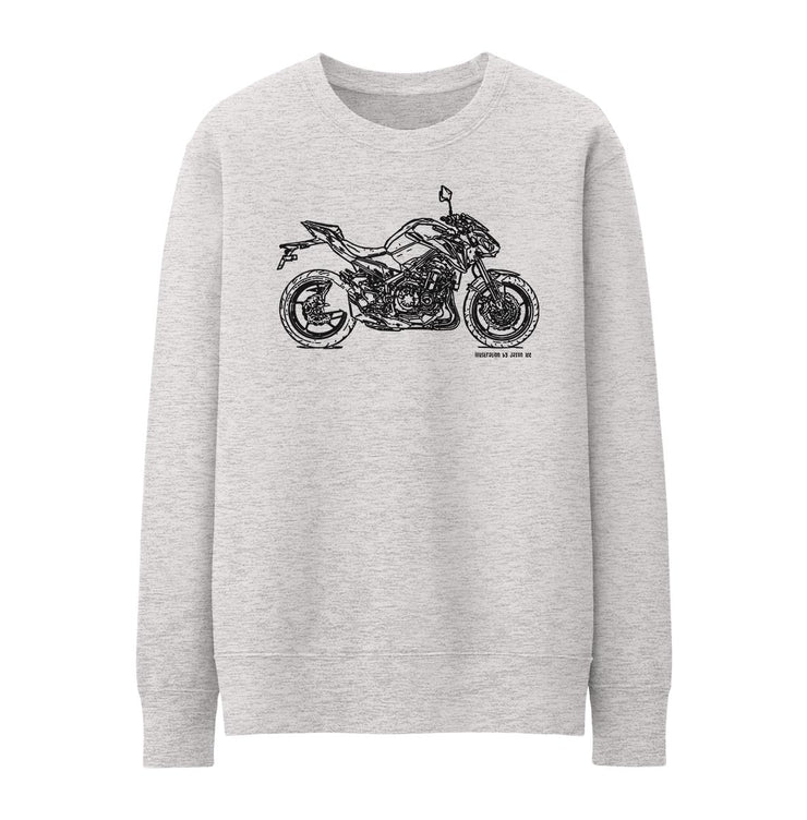 JL Illustration For A Kawasaki Z900 Motorbike Fan Jumper