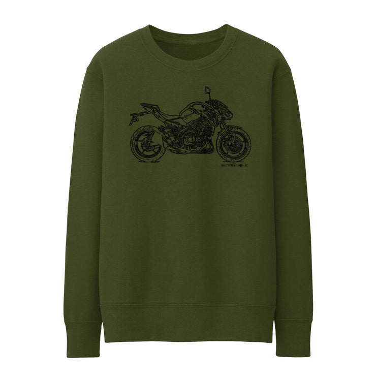 JL Illustration For A Kawasaki Z900 Motorbike Fan Jumper