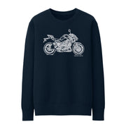 JL Illustration For A Kawasaki Z900 Motorbike Fan Jumper