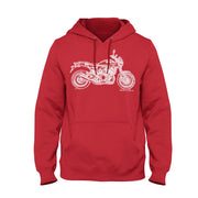 JL Illustration For A Kawasaki Z900 RS 2018 Motorbike Fan Hoodie