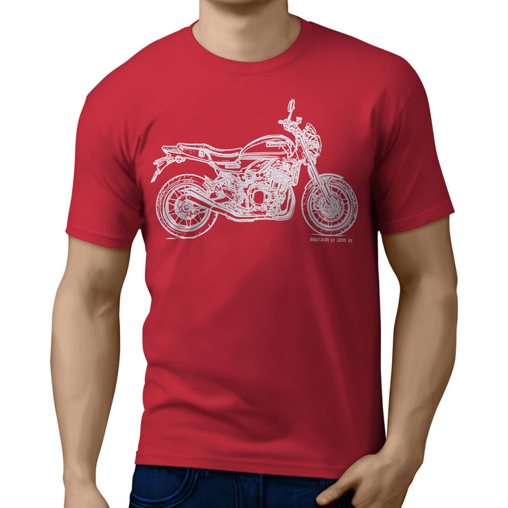 *JL Illustration For A Kawasaki Z900 RS 2018 Motorbike Fan T-shirt