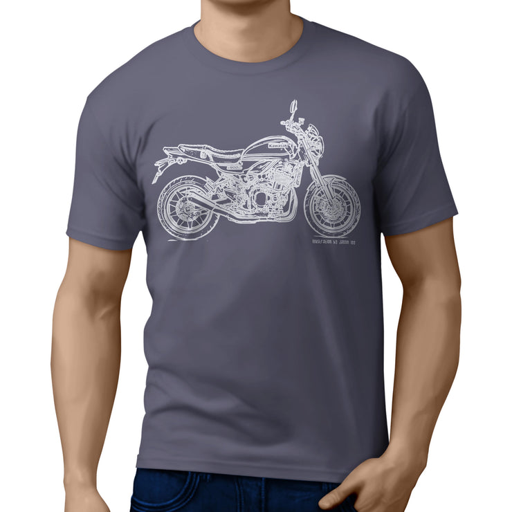 *JL Illustration For A Kawasaki Z900 RS 2018 Motorbike Fan T-shirt