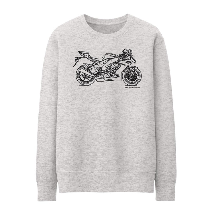 JL Illustration For A Kawasaki ZX10R 2009 Motorbike Fan Jumper