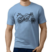 JL Illustration For A Kawasaki ZX10R 2009 Motorbike Fan T-shirt