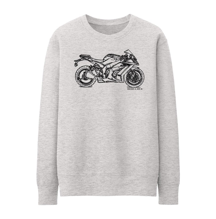JL Illustration For A Kawasaki ZX10R 2013 Motorbike Fan Jumper