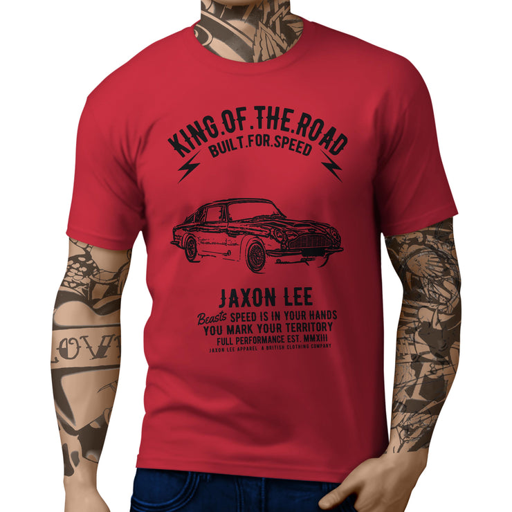 JL King Illustration For A Aston Martin DB6 Motorcar Fan T-shirt