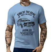 JL King Illustration For A Audi Quattro Motorcar Fan T-shirt