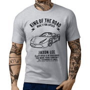 JL King Illustration For A Ferrari 488 Spider Motorcar Fan T-shirt