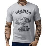 JL King Illustration For A Fiat X19 Bertone Motorcar Fan T-shirt