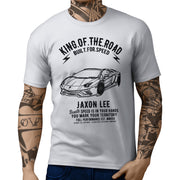 JL King Illustration For A Lambo Aventador S Roadster Motorcar Fan T-shirt