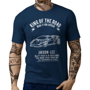 JL King Illustration For A Lambo Sesto Elemento Motorcar Fan T-shirt
