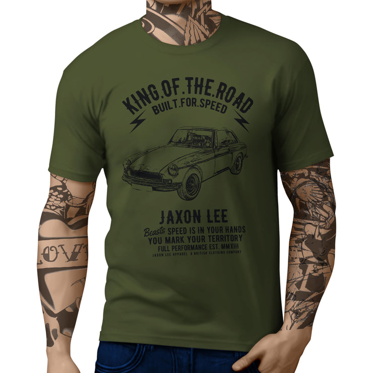 JL King Illustration For A MG Cars BGT Motorcar Fan T-shirt