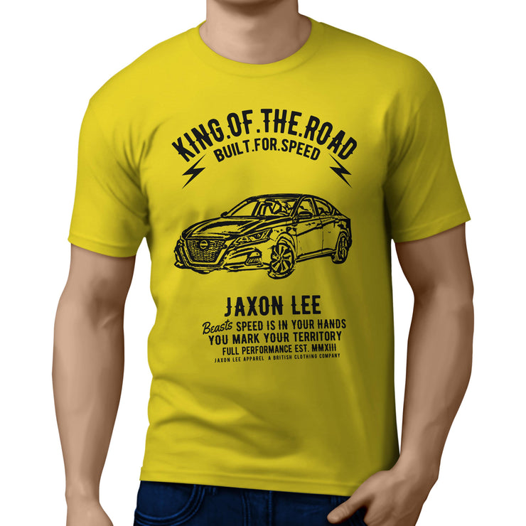 JL King Illustration For A Nissan Altima Motorcar Fan T-shirt