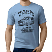 JL King Illustration For A Peugeot 205 GTI Motorcar Fan T-shirt