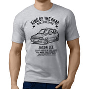 JL King Illustration For A Peugeot 205 GTI Motorcar Fan T-shirt