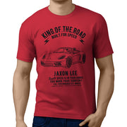 JL King Illustration for a Porsche 718 Boxster fan T-shirt