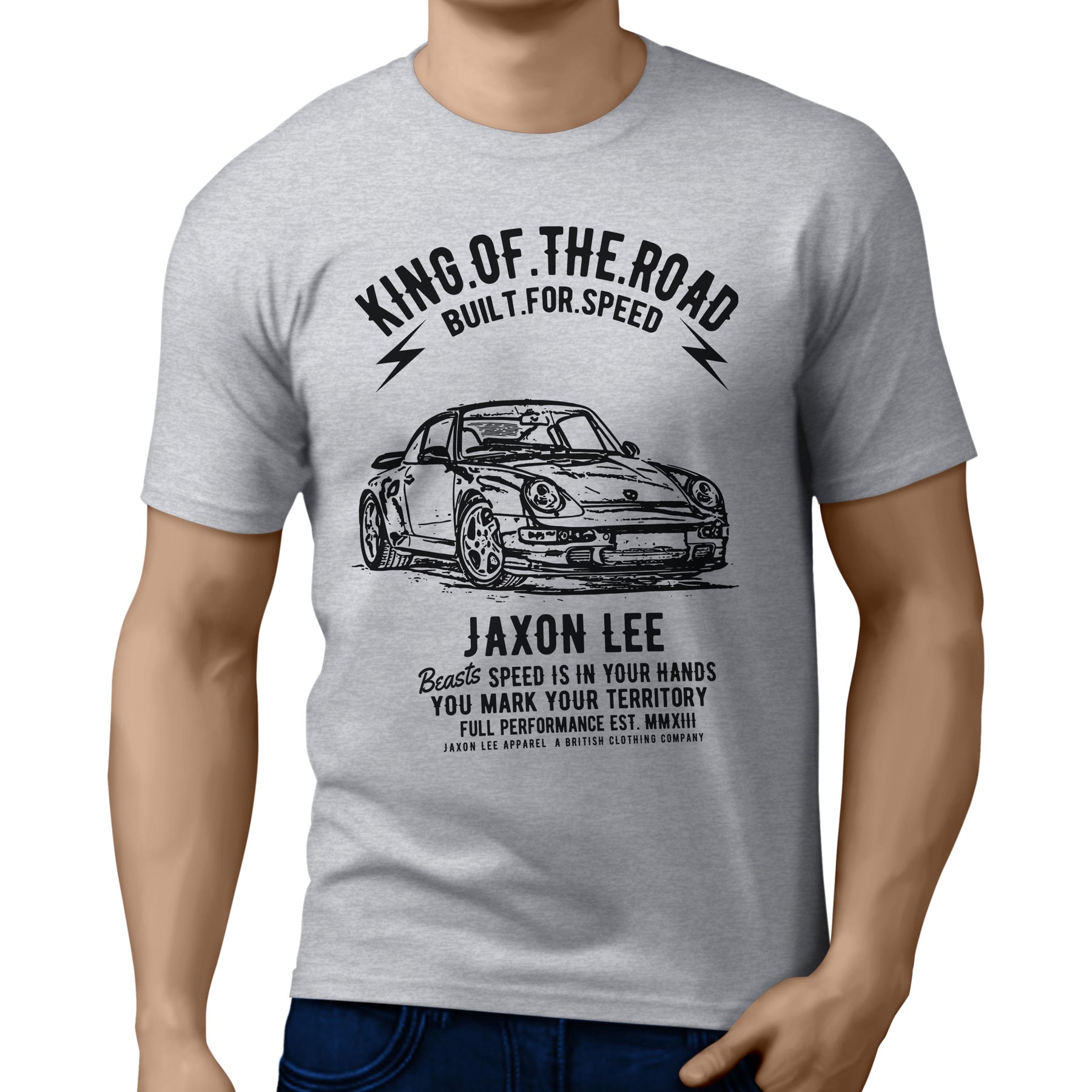 JL King Illustration for a Porsche 993 Turbo S fan T shirt JAXON