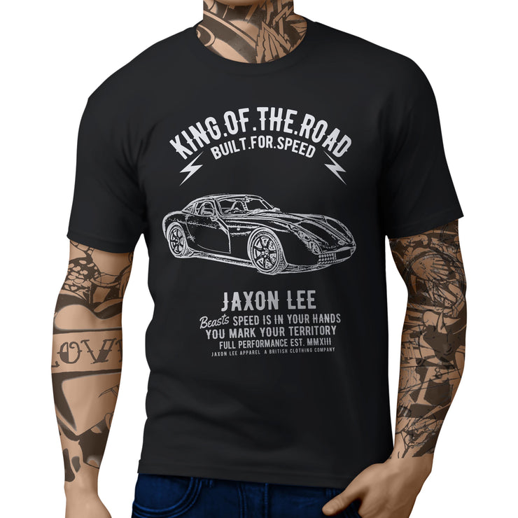 JL King Illustration For A TVR Tuscan Motorcar Fan T-shirt