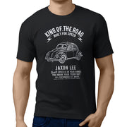 JL King illustration for a Volkswagen 1968 Beetle 1500 Limousine fan T-shirt