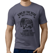 JL King illustration for a Volkswagen Campervan 1968 fan T-shirt