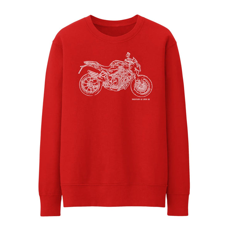JL Illustration For A MV Agusta Brutale 1090RR Motorbike Fan Jumper