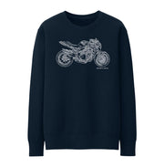 JL Illustration For A MV Agusta Brutale 1090 Corsa Motorbike Fan Jumper