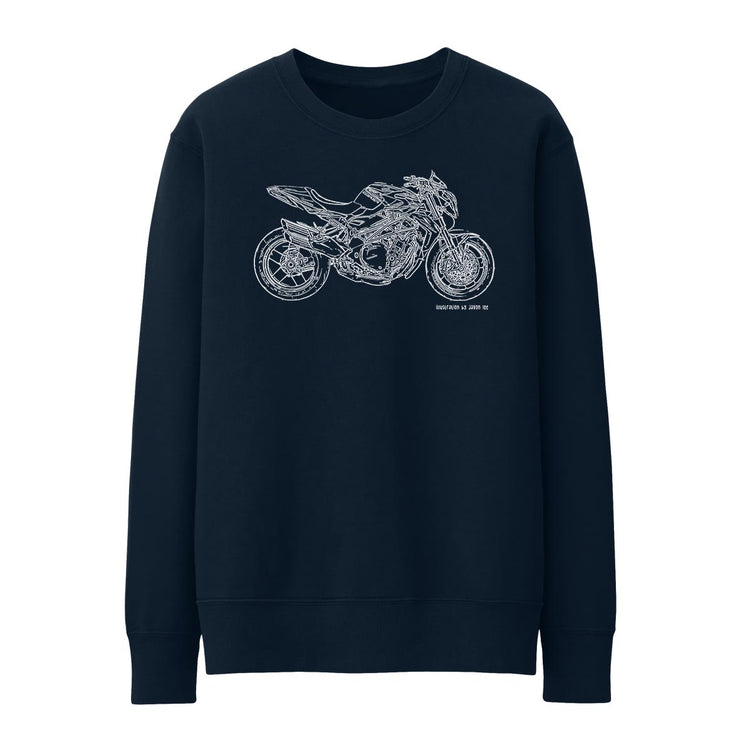 JL Illustration For A MV Agusta Brutale 1090 Corsa Motorbike Fan Jumper