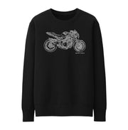JL Illustration For A MV Agusta Brutale 1090 Corsa Motorbike Fan Jumper