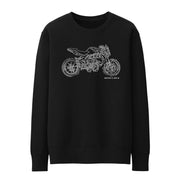 JL Illustration For A MV Agusta Brutale 675 2015 Motorbike Fan Jumper