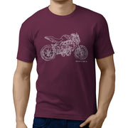 JL Illustration For A MV Agusta Brutale 675 2015 Motorbike Fan T-shirt