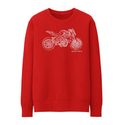 JL Illustration For A MV Agusta Brutale 800 2014 Motorbike Fan Jumper