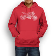 JL Illustration For A MV Agusta Brutale 800 2014 Motorbike Fan Hoodie