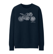 JL Illustration For A MV Agusta Brutale 800 2014 Motorbike Fan Jumper
