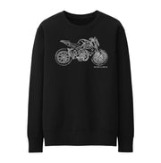 JL Illustration For A MV Agusta Brutale 800 2014 Motorbike Fan Jumper