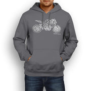 JL Illustration For A MV Agusta Brutale 800 2014 Motorbike Fan Hoodie