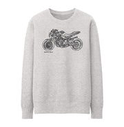 JL Illustration For A MV Agusta Brutale Corsa Motorbike Fan Jumper