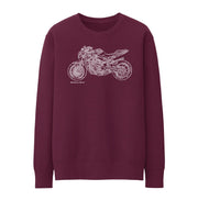 JL Illustration For A MV Agusta Brutale Corsa Motorbike Fan Jumper