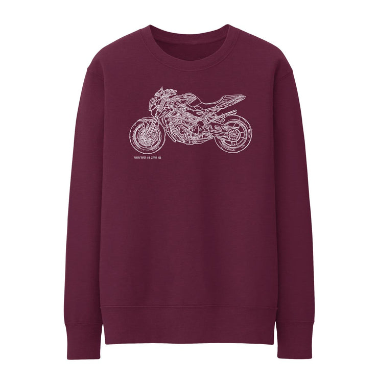 JL Illustration For A MV Agusta Brutale Corsa Motorbike Fan Jumper