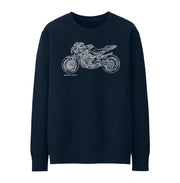 JL Illustration For A MV Agusta Brutale Corsa Motorbike Fan Jumper