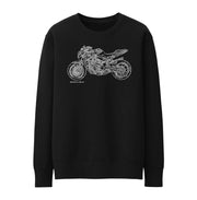 JL Illustration For A MV Agusta Brutale Corsa Motorbike Fan Jumper