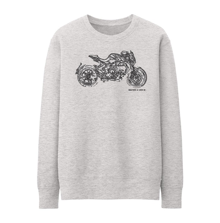 JL Illustration For A MV Agusta Brutale Dragster 800RR Motorbike Fan Jumper