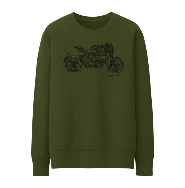 JL Illustration For A MV Agusta Brutale Dragster 800RR Motorbike Fan Jumper