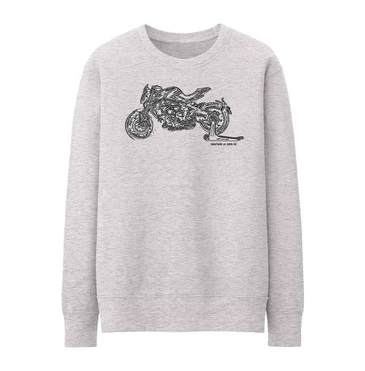 JL Illustration For A MV Agusta Dragster 800RC 2017 Motorbike Fan Jumper