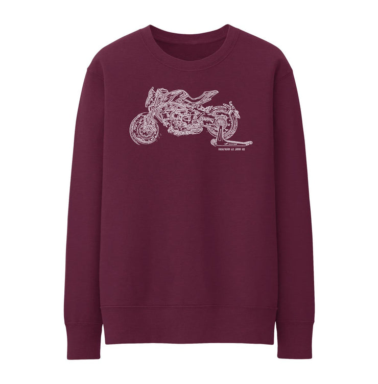 JL Illustration For A MV Agusta Dragster 800RC 2017 Motorbike Fan Jumper