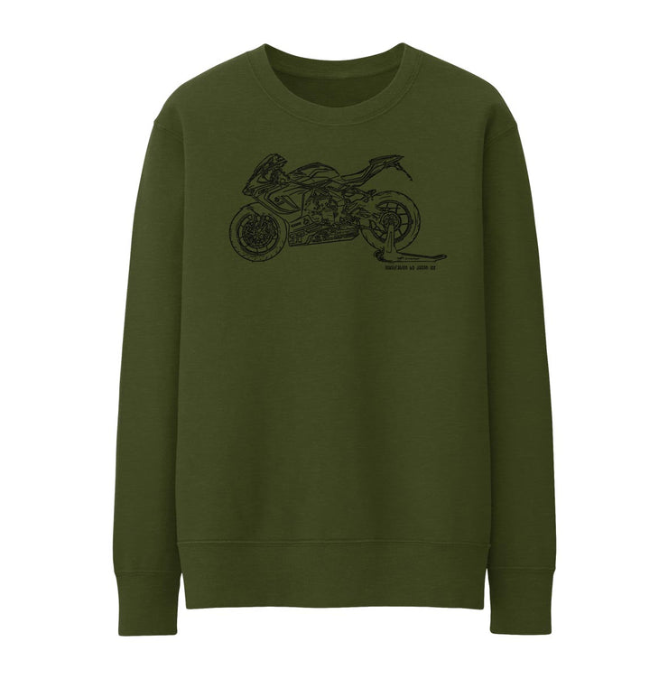 JL Illustration For A MV Agusta F3 675RC 2017 Motorbike Fan Jumper