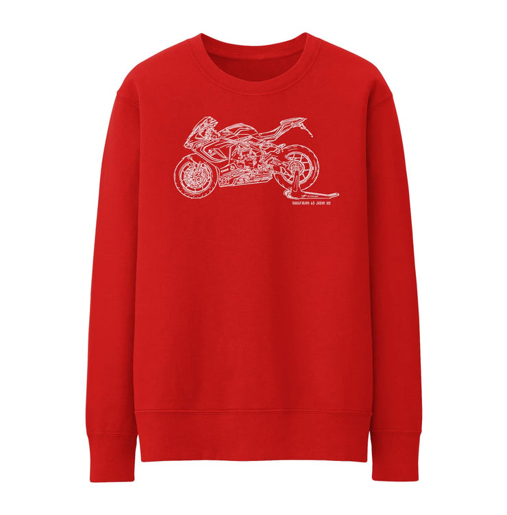 JL Illustration For A MV Agusta F3 675RC 2017 Motorbike Fan Jumper