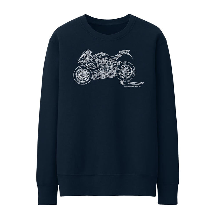 JL Illustration For A MV Agusta F3 800RC 2017 Motorbike Fan Jumper