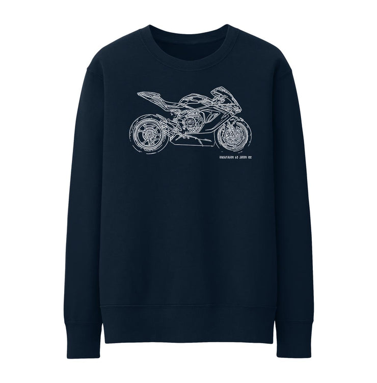 JL Illustration For A MV Agusta F3 800 AGO 2015 Motorbike Fan Jumper